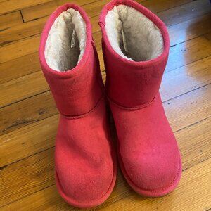Koolaburra by UGG Koola Short Boots – Size 1 – Pink – Pre-Owned